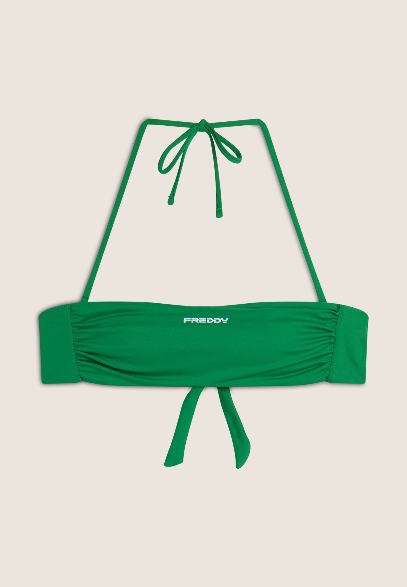 Bandeau-Bikinioberteil mit Freddy Logo - GREEN