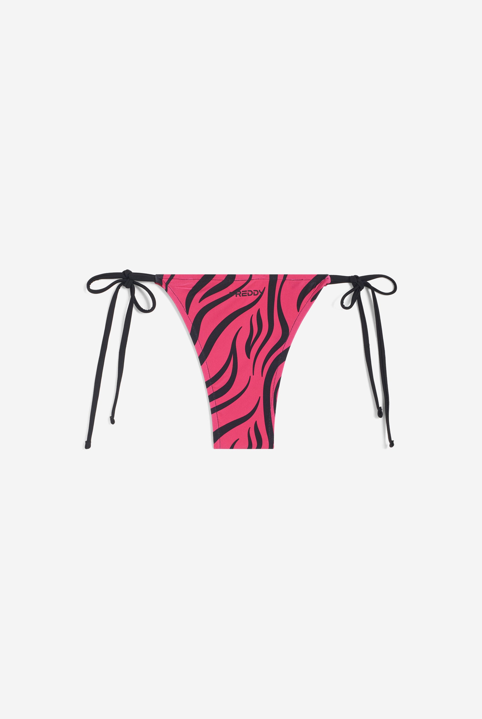 String-Bikinihose mit Zebramuster - FUCHSIA