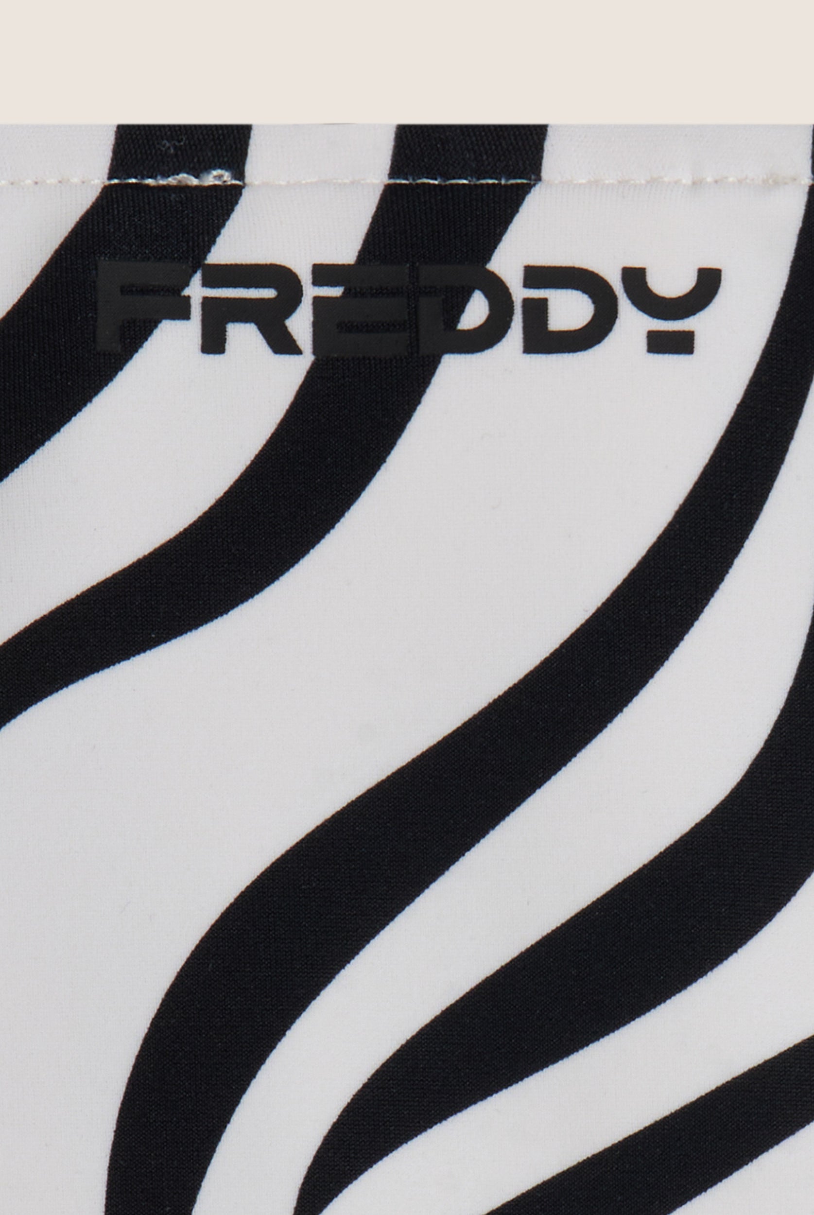 String-Bikinihose mit Zebramuster - ZEBRA