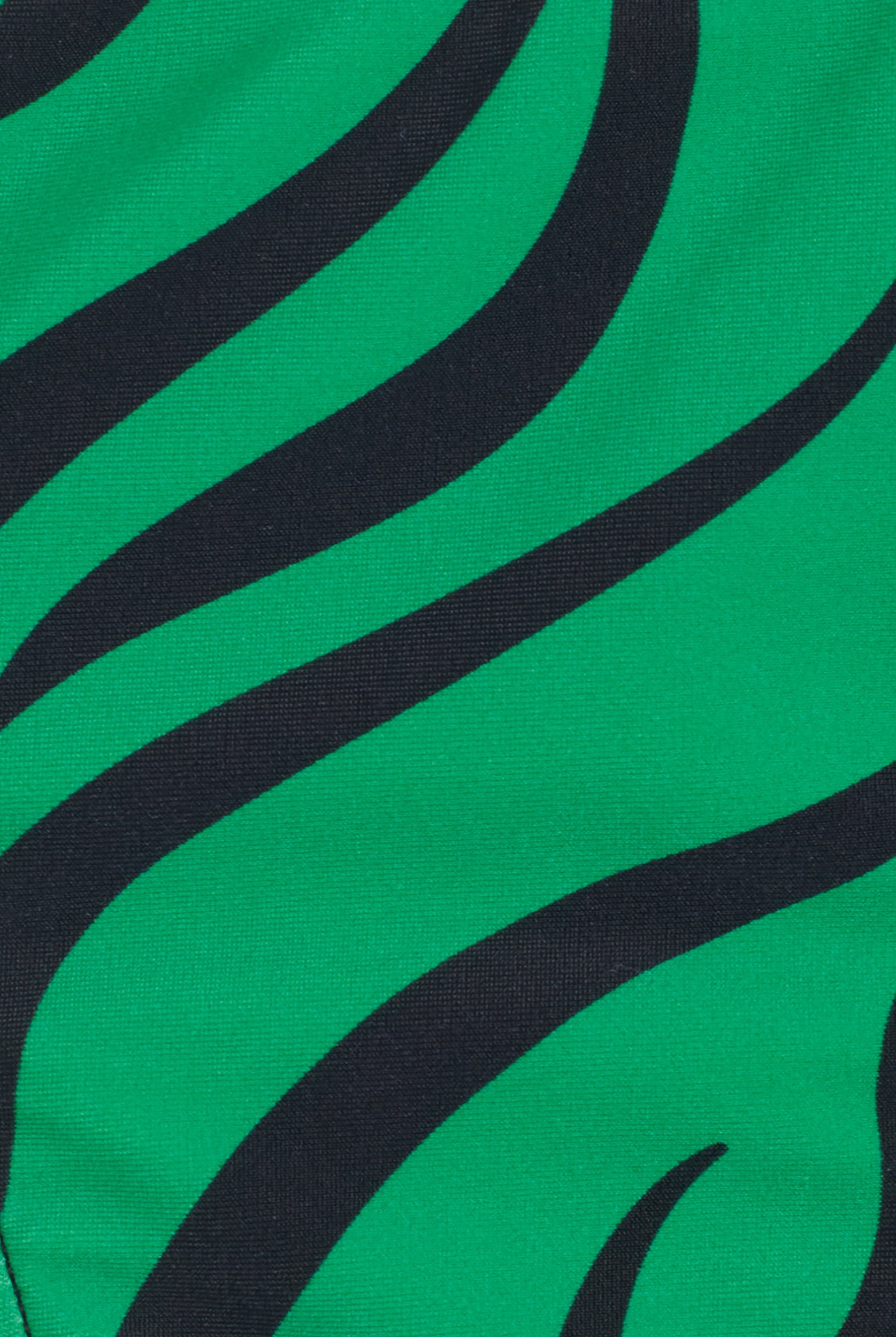 String-Bikinihose mit Zebramuster - GREEN