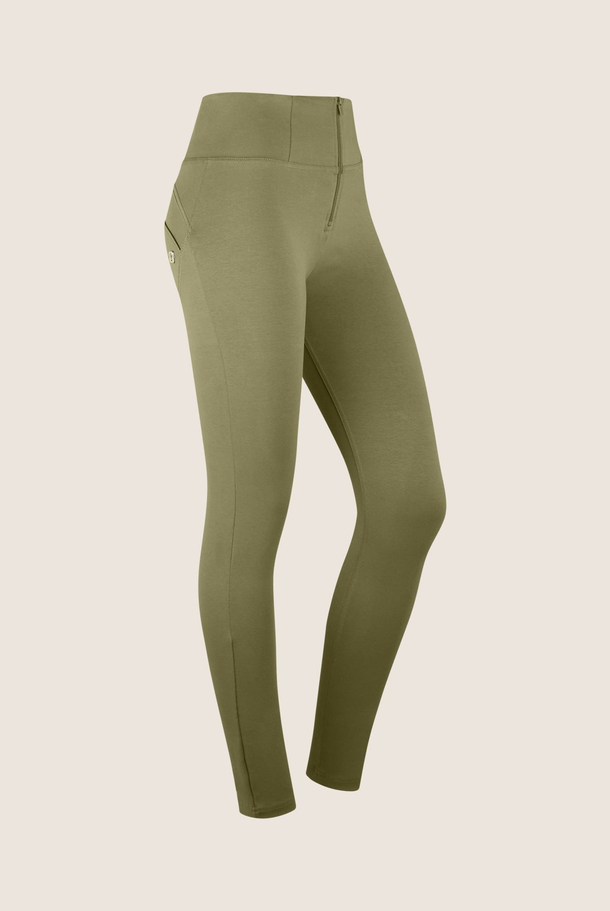 WR.UP Push-Up High Waist Skinny Pants - Four Leaf Clover Green