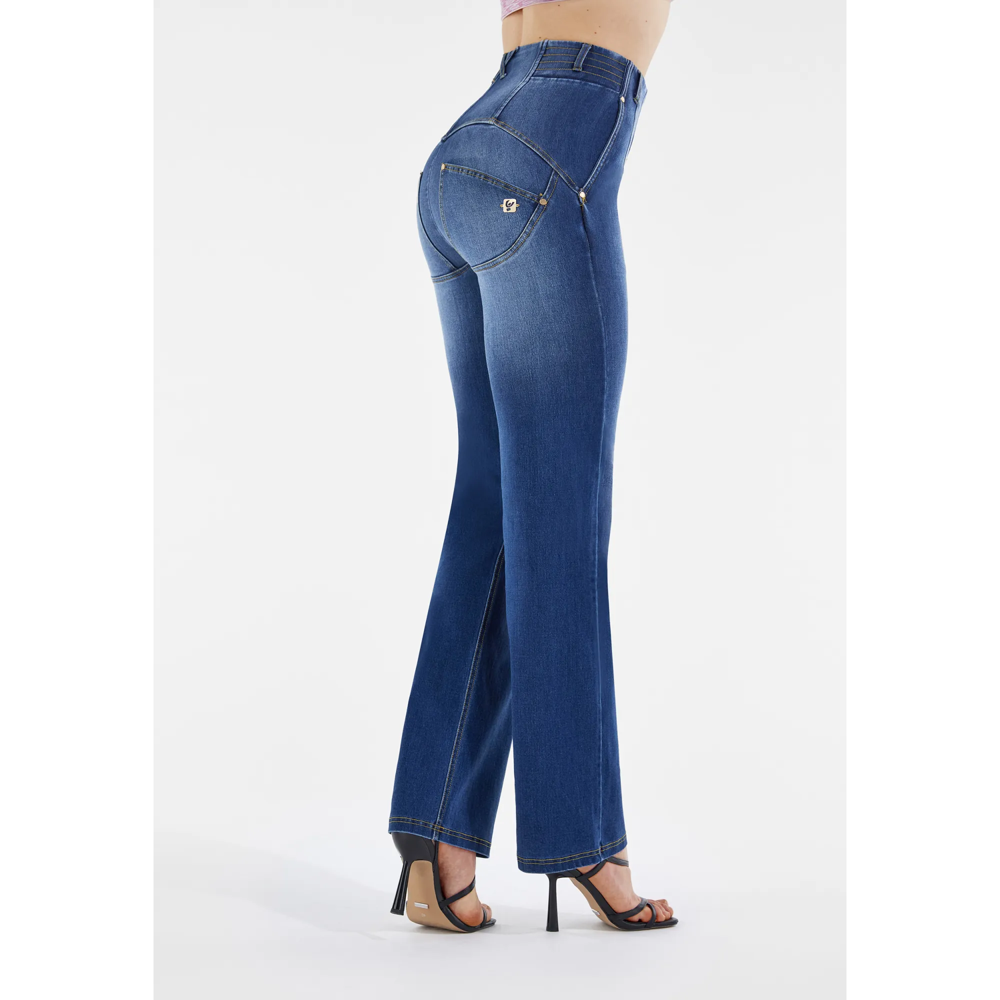 WR.UP® Snug Jeans - Wide z wysokim stanem - J0Y