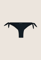 Brasilianische Bikinihose - An den Seiten gebunden - BLACK