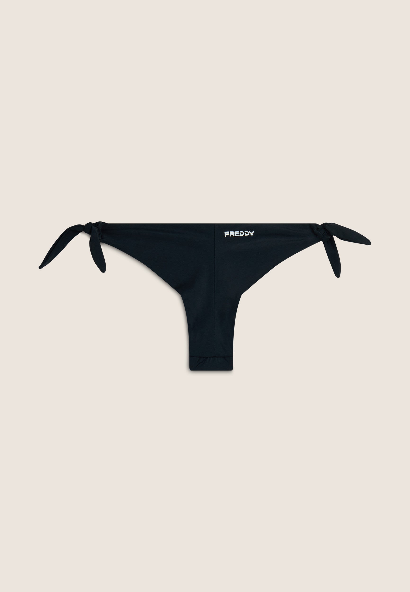 Brasilianische Bikinihose - An den Seiten gebunden - BLACK