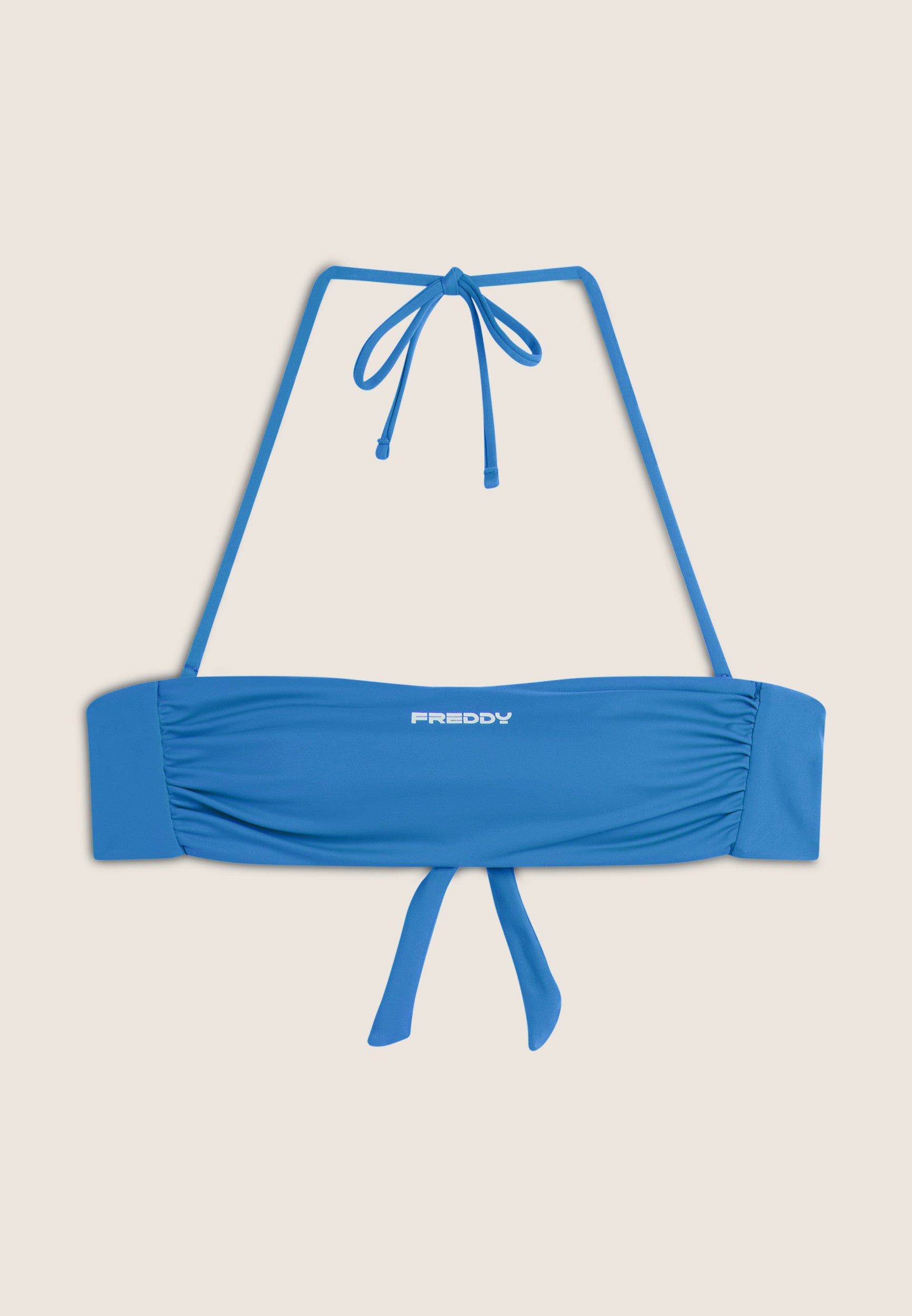 Bandeau-Bikinioberteil mit Freddy Logo - BLUE