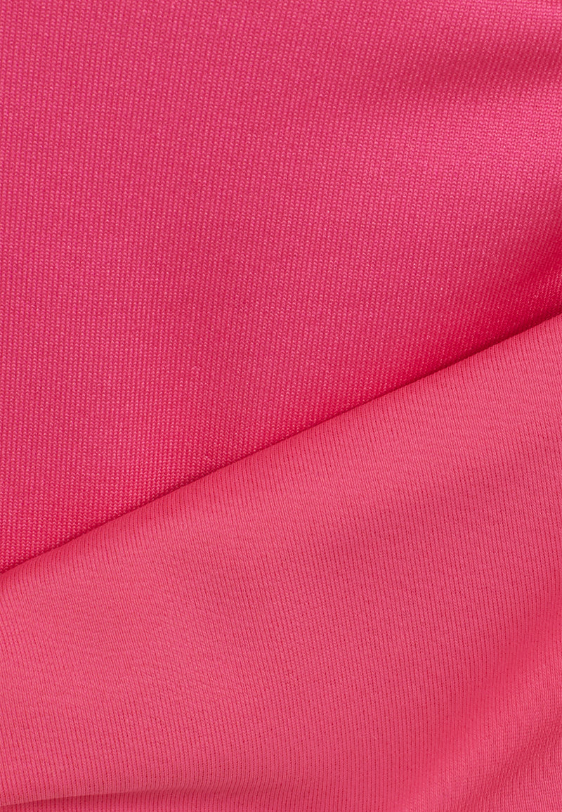Bandeau-Bikinioberteil mit Freddy Logo - FUCHSIA