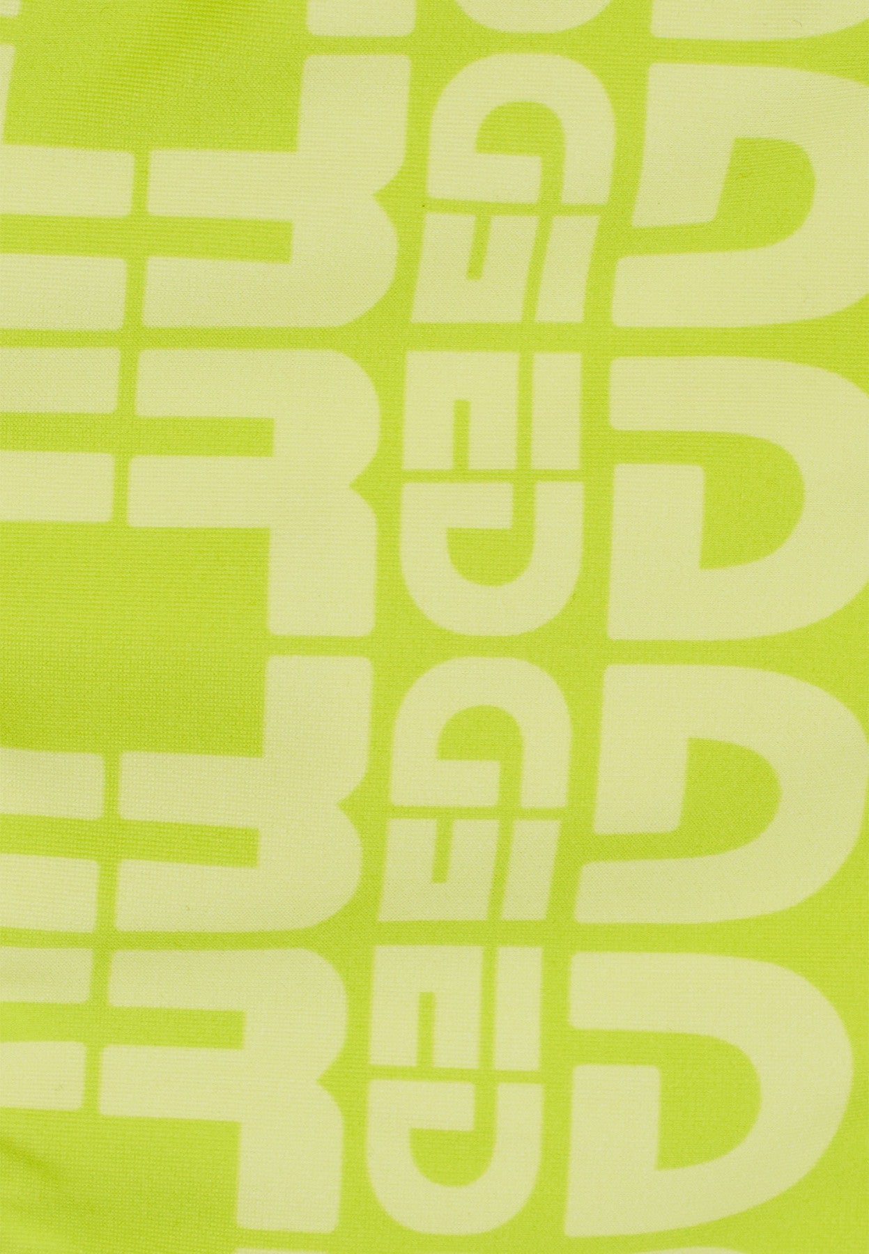 String-Bikinihose mit Allover-Logo-Print - LIME