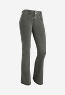 WR.UP Push-Up Regular Waist Flare Denim Jeans - Denim Gray - Black Seam