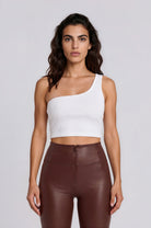 WR.UP Push-Up High Waist Skinny Vegan Leather Pant - Hot Fudge Brown